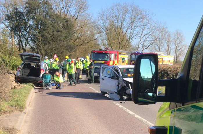 Teenagers arrested after traffic cones thrown from bridge smash lorry windscreens
