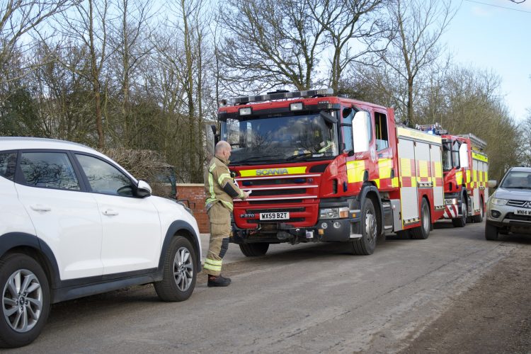 Emergency services respond to reports of aircraft crash in Wiltshire village