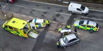 Woman taken to hospital after crash involving car and van in Chippenham