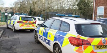 Police search for injured person after pools of blood discovered in alleyway