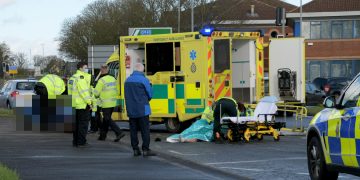 Melksham road partially blocked as emergency services respond to motorcycle crash