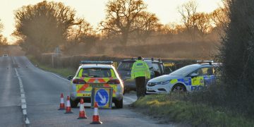 Road closed near Trowbridge after serious collision – air ambulance on scene