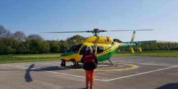 Wiltshire Air Ambulance helicopter spotted overhead after three weeks offline