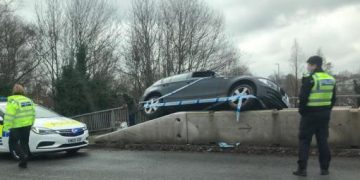 Driver miraculously uninjured after crashing onto A36 barrier in Salisbury