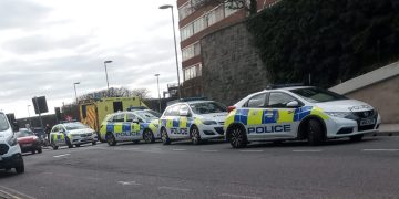 Lines blocked after person hit by freight train at Swindon railway station