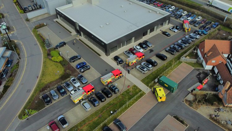 Fire breaks out inside Melksham car dealership causing significant damage