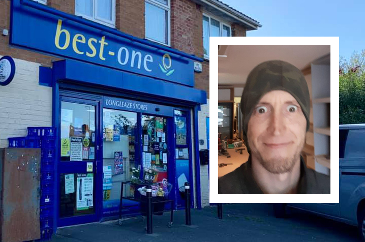 Four people assaulted by man wielding baton after face covering dispute in shop