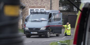 First pictures of delivery driver’s van that ran over three-year-old girl in Calne
