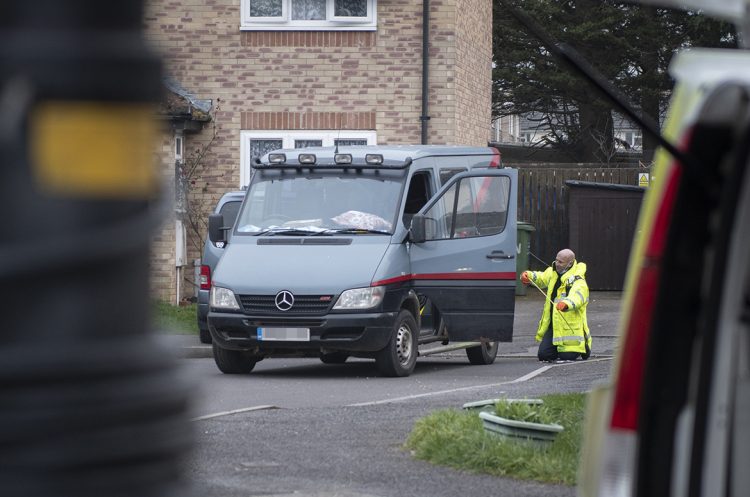 First pictures of delivery driver’s van that ran over three-year-old girl in Calne