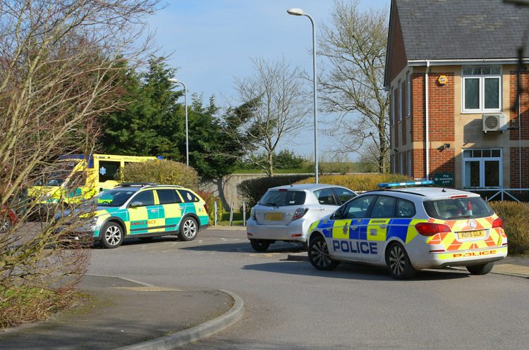 Man pronounced dead by medics after collapsing in medical centre car park