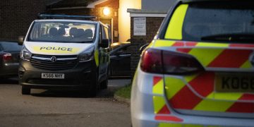 Naked man detained after reportedly brandishing knife and making arson threats
