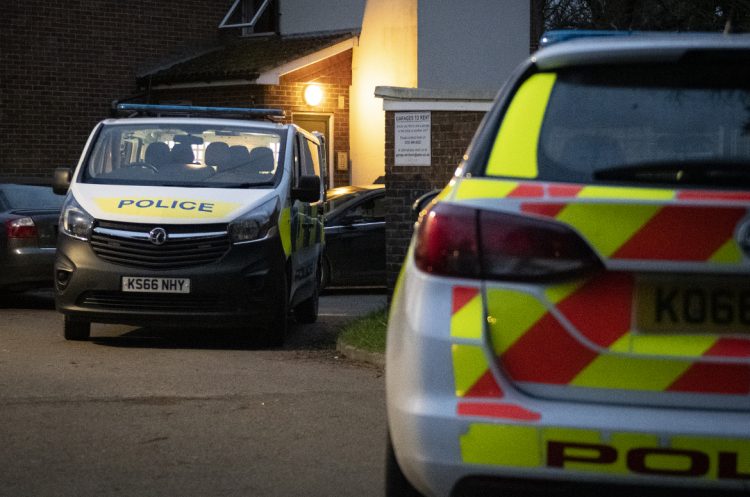 Naked man detained after reportedly brandishing knife and making arson threats