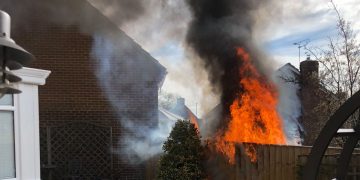 Firefighters extinguish garden shed blaze in Royal Wootton Bassett
