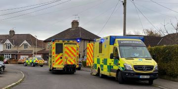 Wiltshire Air Ambulance lands in Chippenham for serious medical emergency