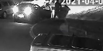 WATCH: Person caught knocking over kindness cupboard on resident’s CCTV