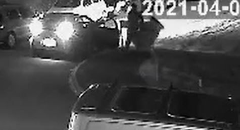 WATCH: Person caught knocking over kindness cupboard on resident’s CCTV