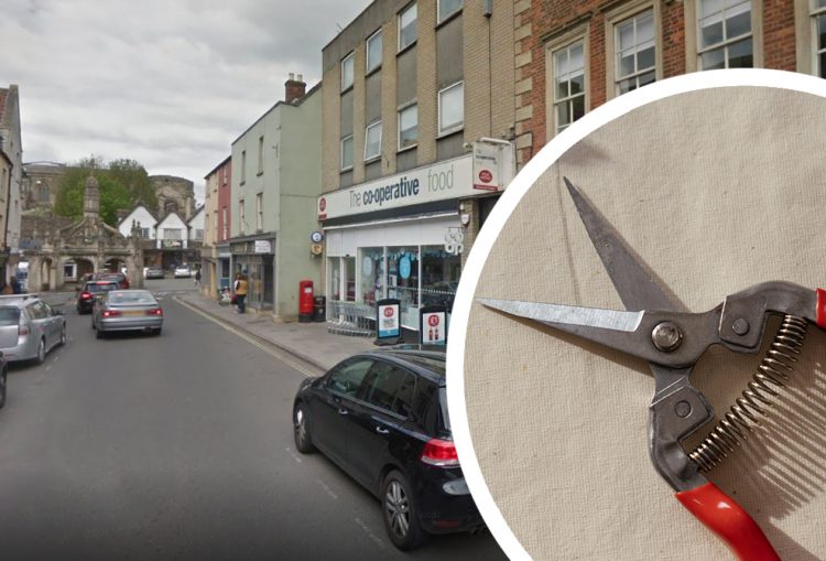 Man, 70s, sought after threatening woman with secateurs in Malmesbury