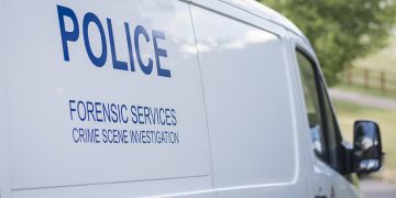 Forensics deployed after bone fragment discovered in Swindon field