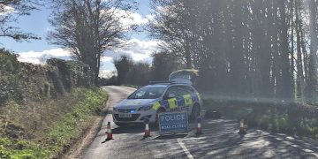 Wiltshire Air Ambulance lands for country road crash on county border