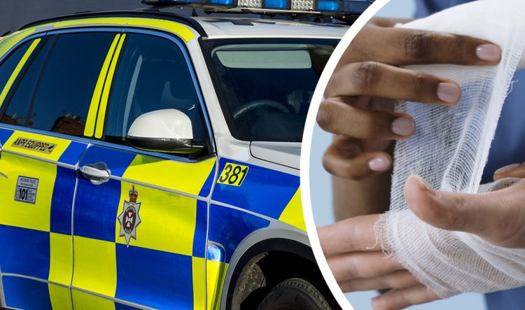 Man accused of slicing police officer with knife in mental health incident