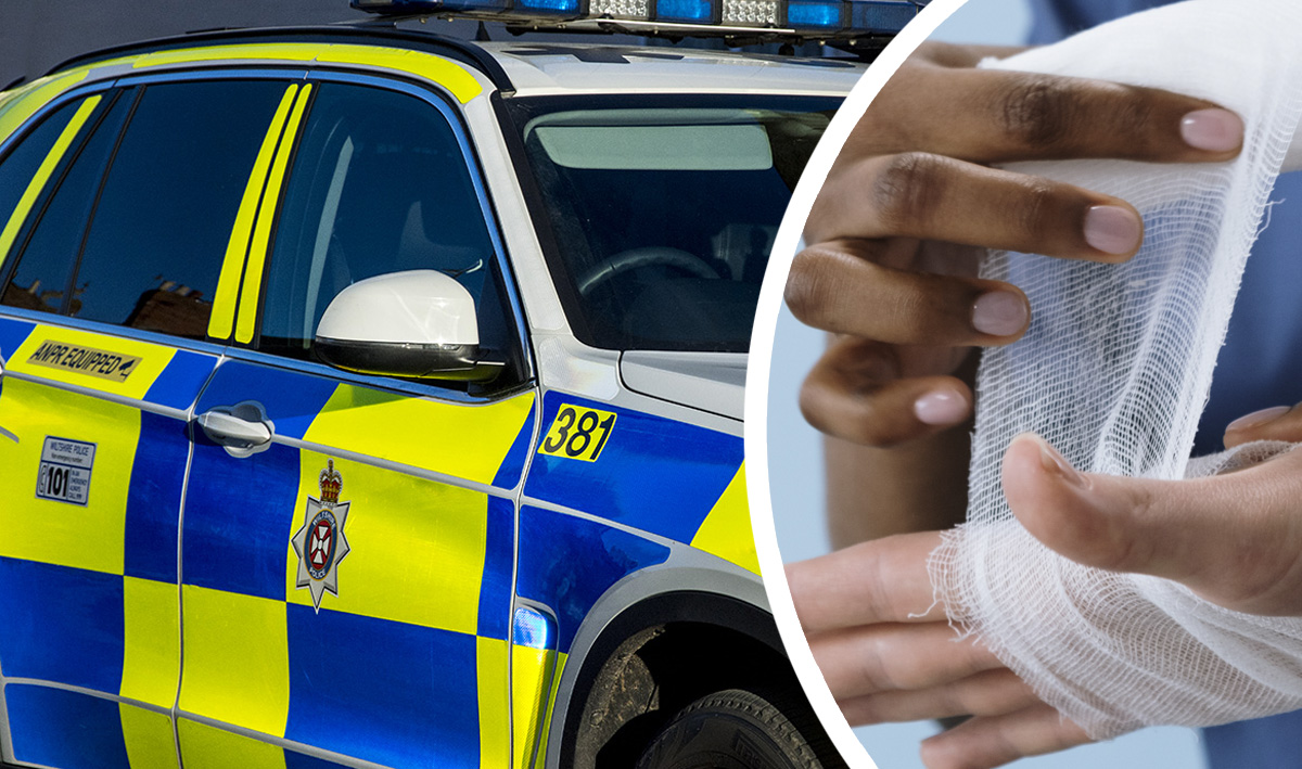 Man accused of slicing police officer with knife in mental health incident