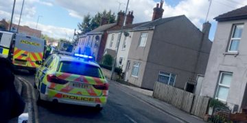 Swindon road closed as ambulance service treat child involved in collision