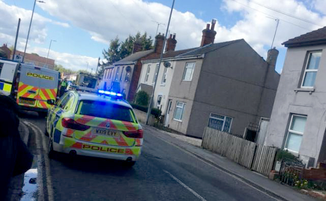 Swindon road closed as ambulance service treat child involved in collision