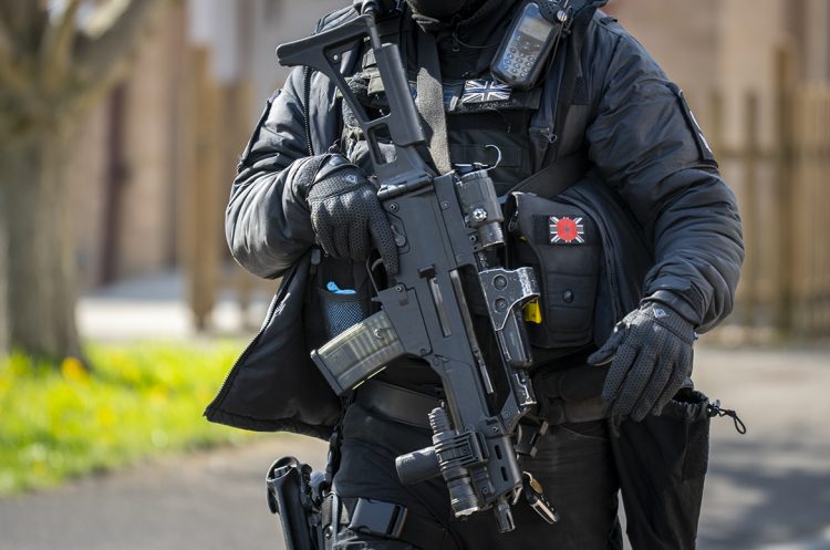 Man arrested for firearms offence after armed police swarm Swindon street