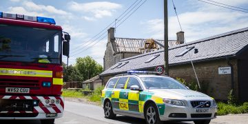 72-year-old man airlifted to hospital after falling through farmhouse roof