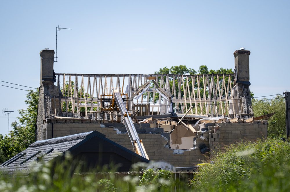 72-year-old man airlifted to hospital after falling through farmhouse roof