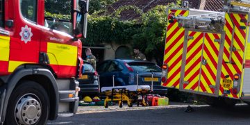 Casualty rushed to hospital after being crushed by car in Bradford on Avon