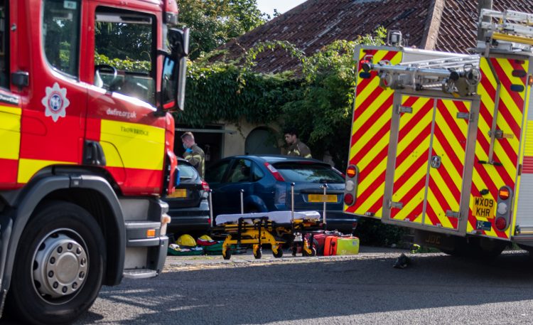 Casualty rushed to hospital after being crushed by car in Bradford on Avon