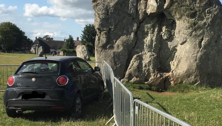 Avebury crash: Suspected drink driver nearly collides with prehistoric monument