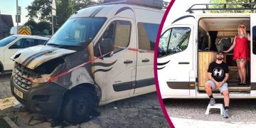 Woman who spent pandemic working in ICU has campervan torched ahead of holiday