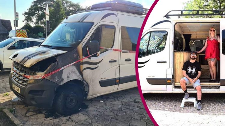 Woman who spent pandemic working in ICU has campervan torched ahead of holiday