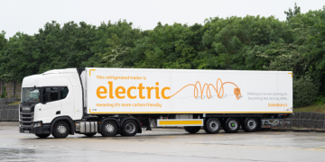 Sainsbury’s first supermarket to use fully electric refrigerated trailers