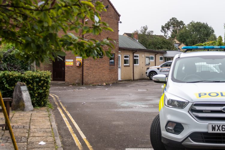 PICTURES: Large crime scene in place after man ‘stabbed’ during mass disorder