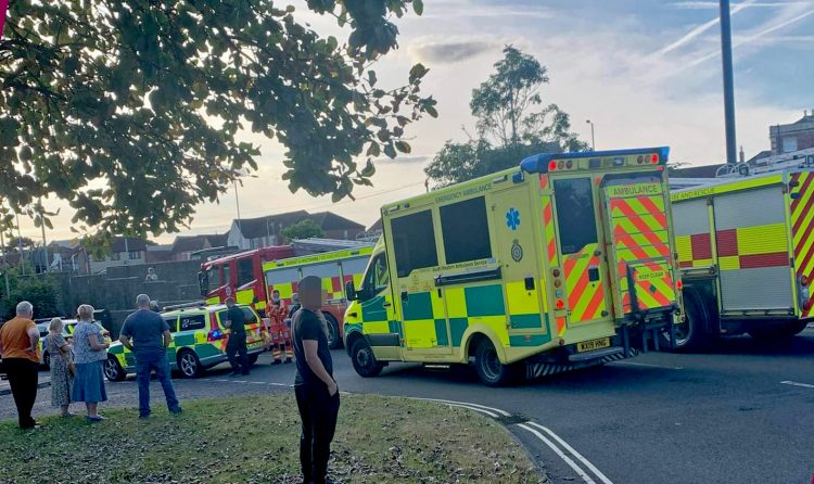 Air ambulance tasked after firefighters tackle Trowbridge flat blaze