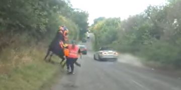 WATCH: Dashcam catches moment BMW driver terrifies horse in Wiltshire lane