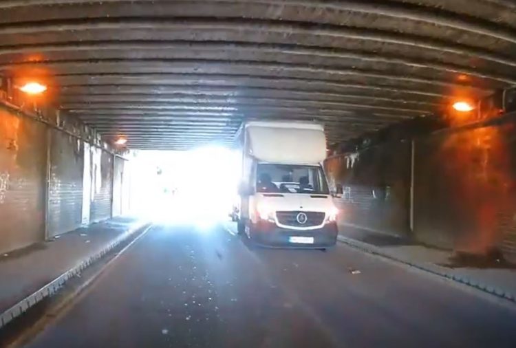 Severe delays on Great Western Way as van becomes wedged under railway bridge