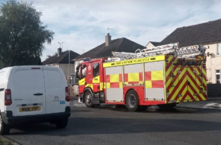 Two cats rescued from Swindon flat fire as air ambulance circles overhead