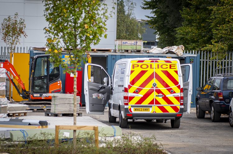 Forensics work on Chippenham building site after expensive tools stolen