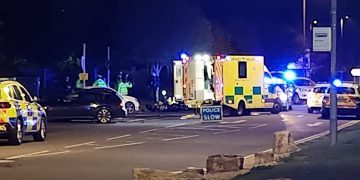 Motorcyclist seriously injured in crash near Swindon Designer Outlet