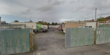 Huge smoke plume seen as firefighters battle blaze at Swindon storage yard
