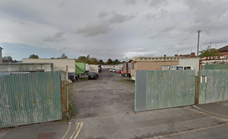 Huge smoke plume seen as firefighters battle blaze at Swindon storage yard