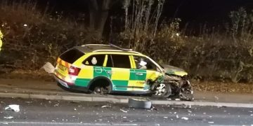 Arrests after crash involving Range Rover and ambulance car in Swindon
