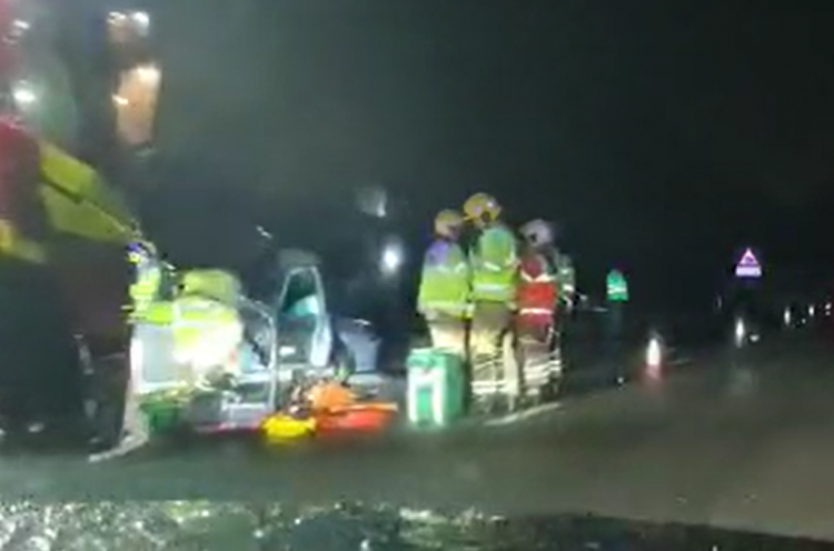 Suspected drink driver arrested after two-vehicle crash on A419 near Cricklade