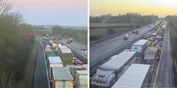 M4 closed as firefighters ‘en route’ to blaze involving vehicle transporter