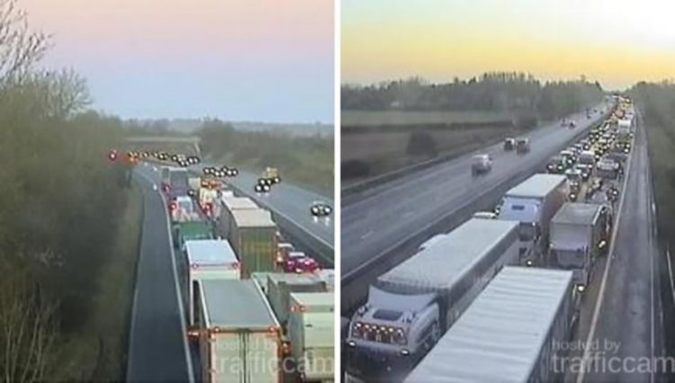 M4 closed as firefighters ‘en route’ to blaze involving vehicle transporter