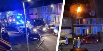 Swindon house fire: Lucky escape for occupants as electric blanket explodes into flames